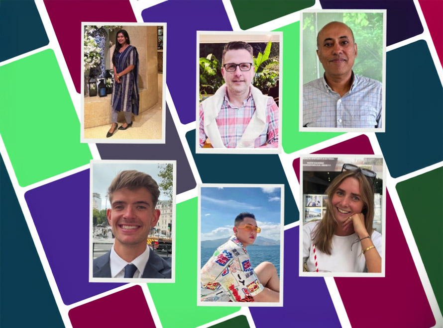 Photo montage of people from this story