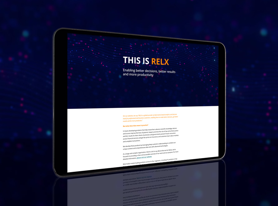 Read story: This is RELX